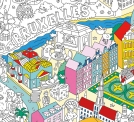 Brussels - Coloring Poster